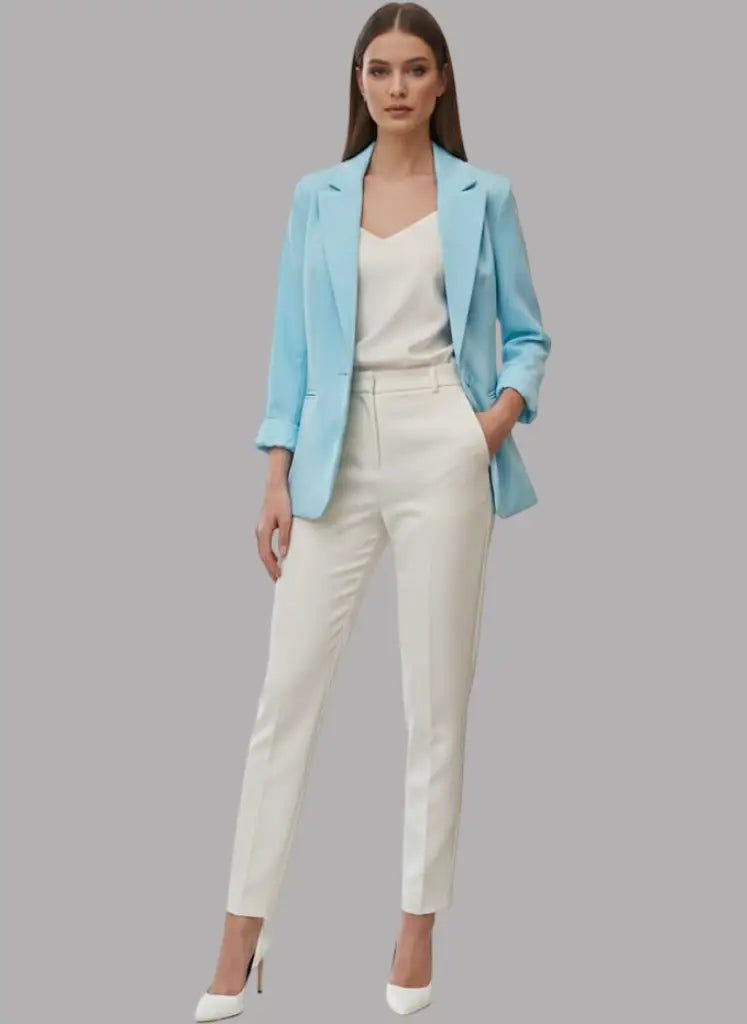 Blazer manga larga
