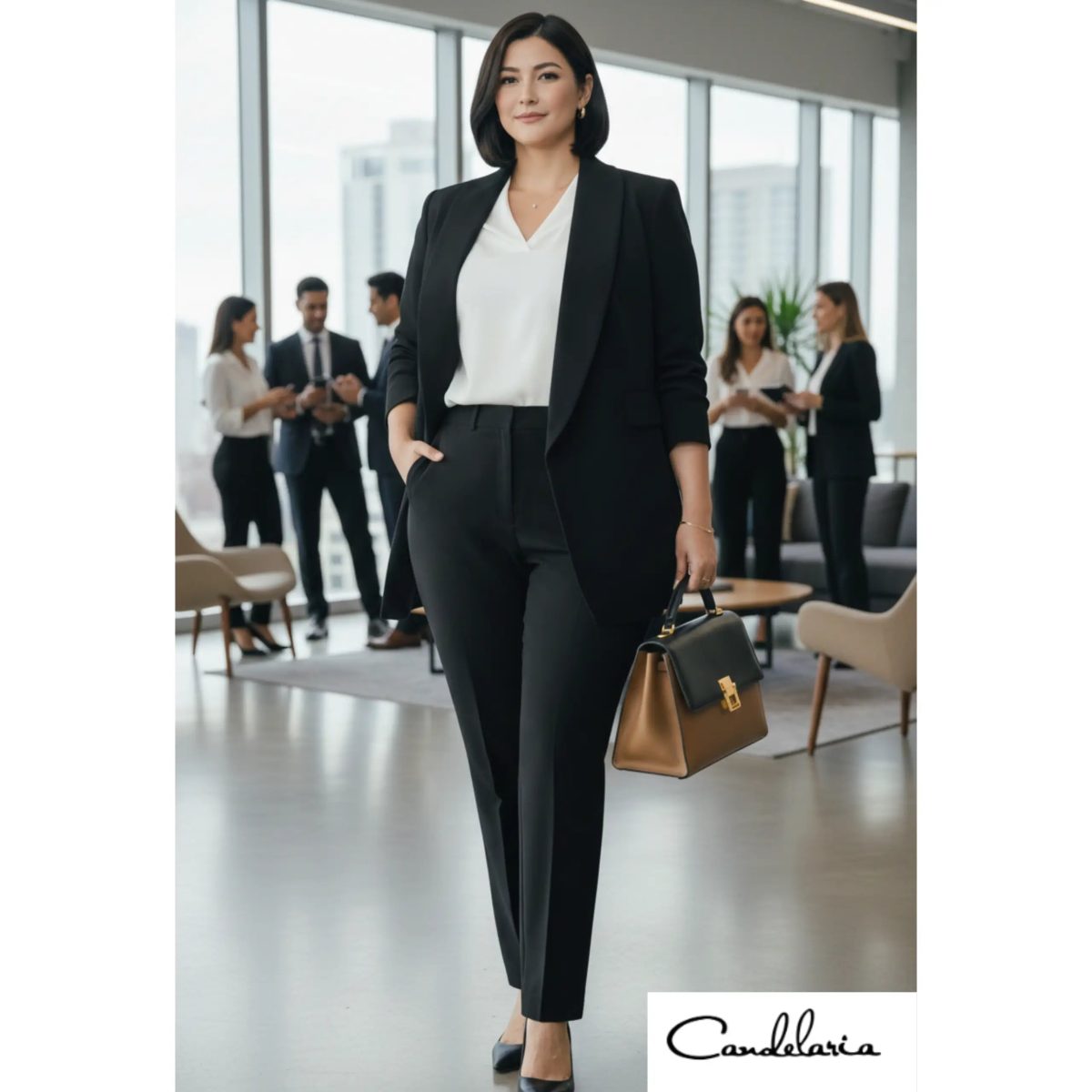 Blazer plus para mujer