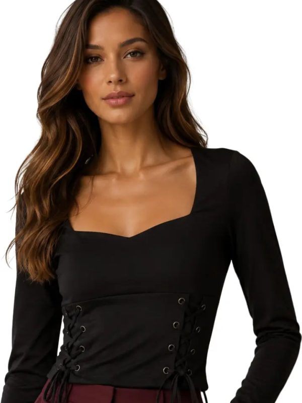 Blusa casual caída natural