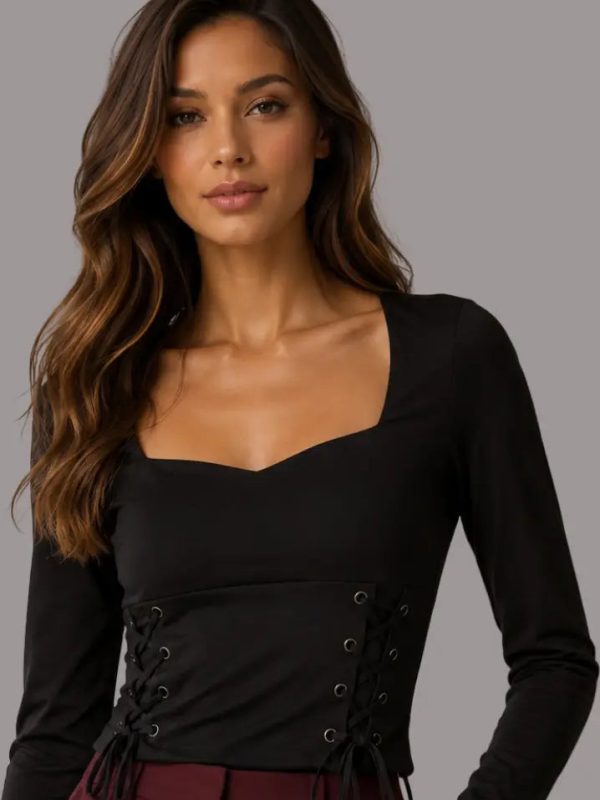 Blusa casual caída natural
