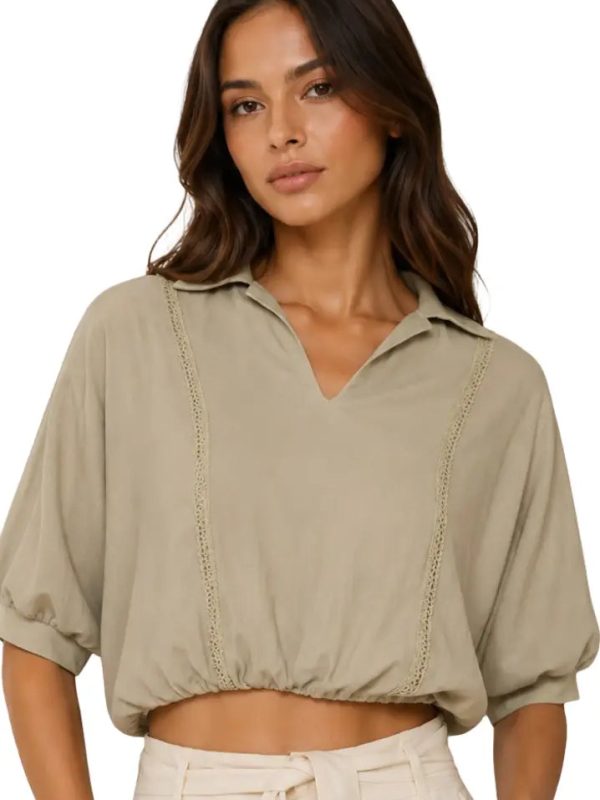 Blusa casual estética moderna