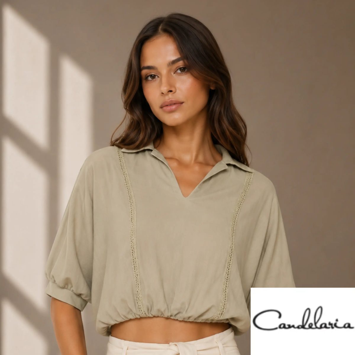 Blusa casual estética moderna