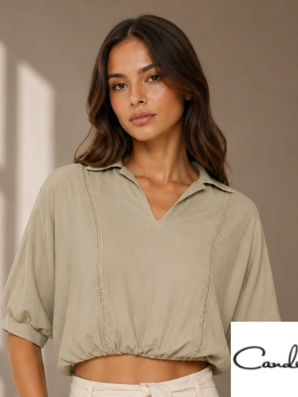 Blusa casual estética moderna