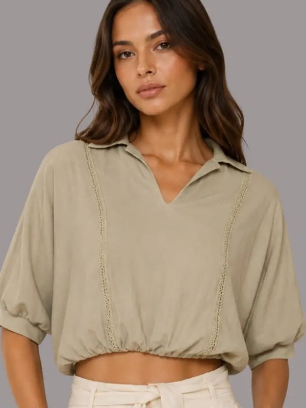 Blusa casual estética moderna