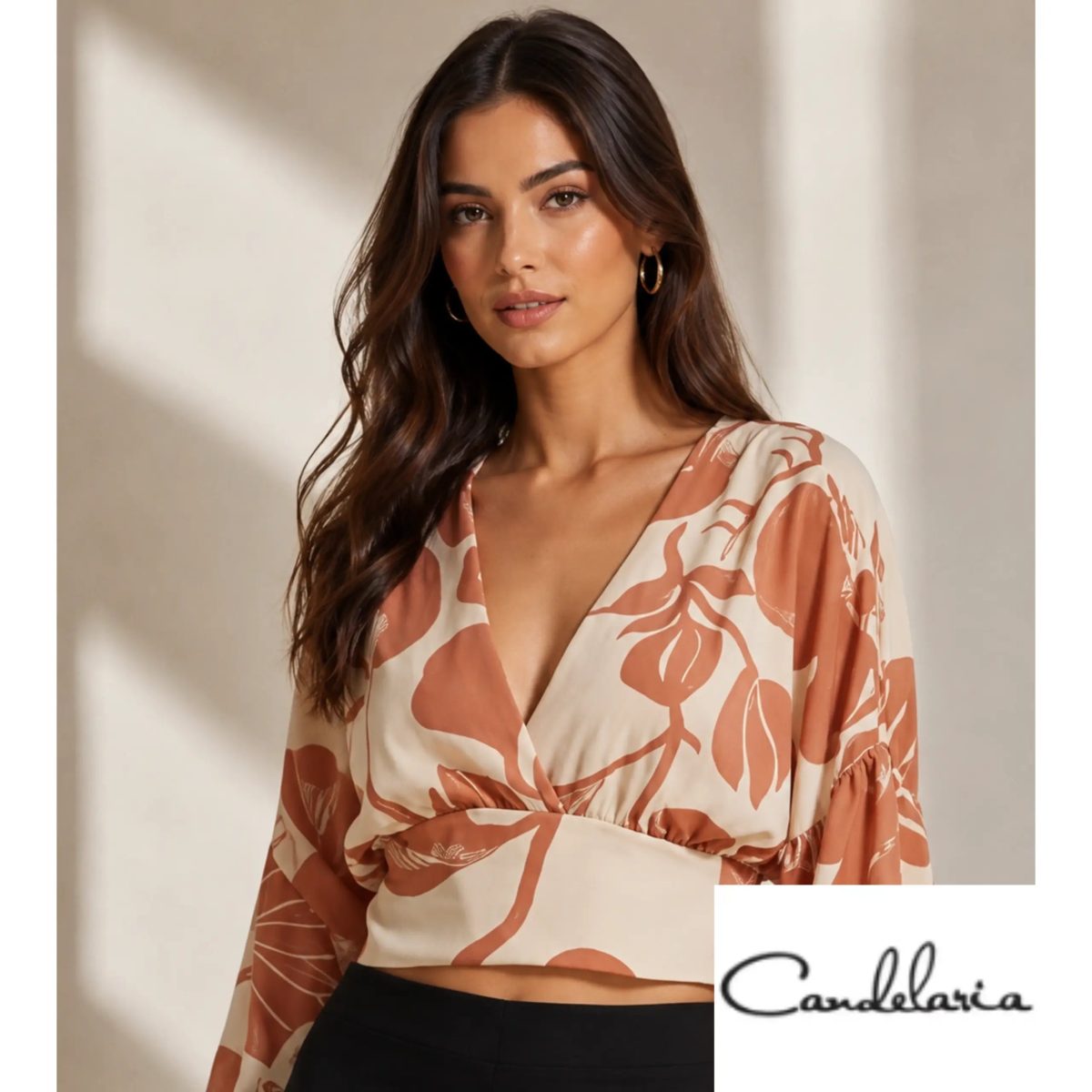 Blusa casual estilo relajado