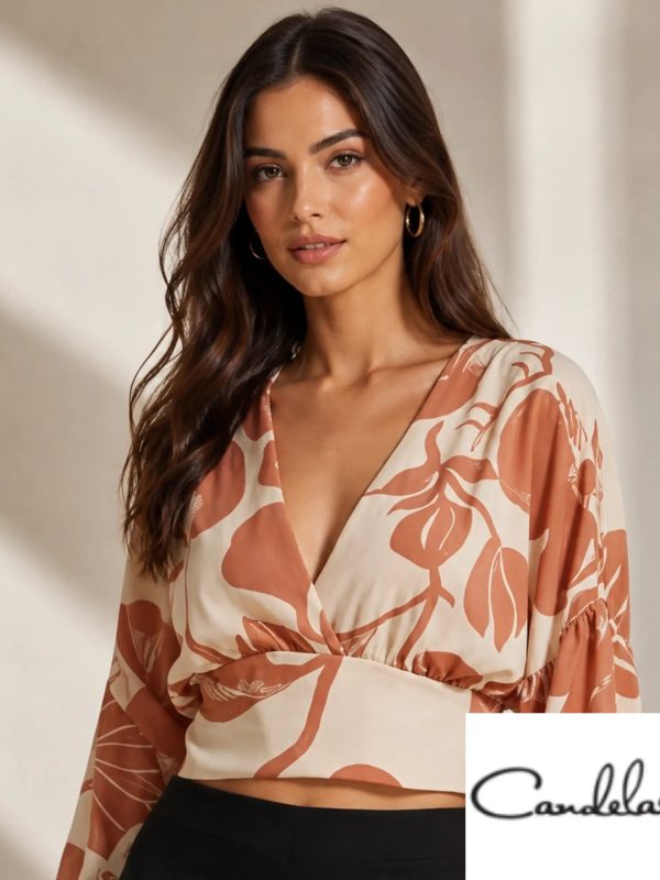 Blusa casual estilo relajado