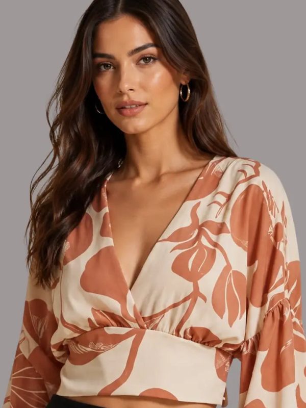 Blusa casual estilo relajado