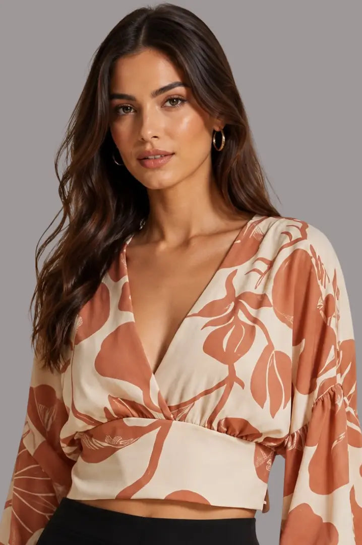 Blusa casual estilo relajado