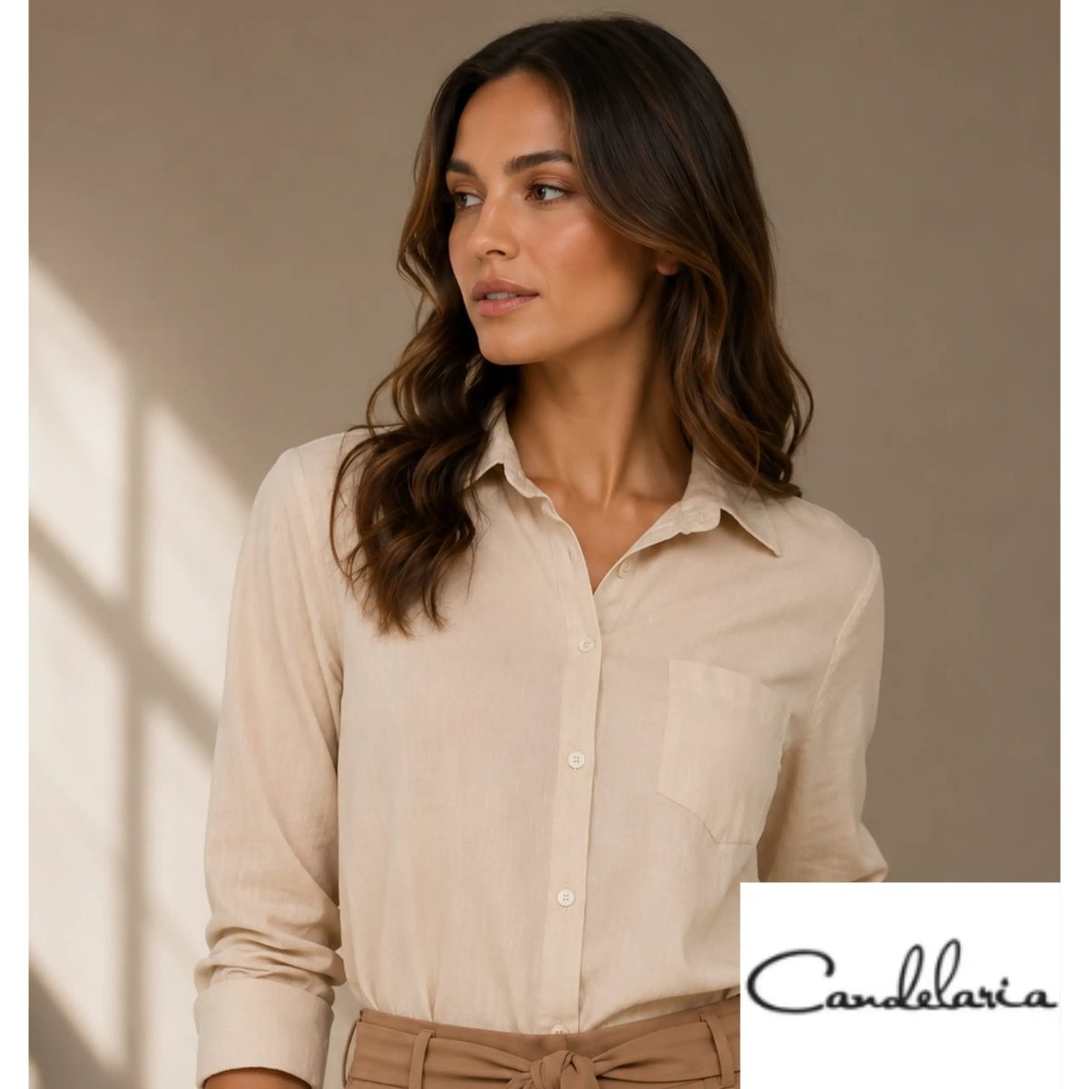 Blusa casual silueta relajada