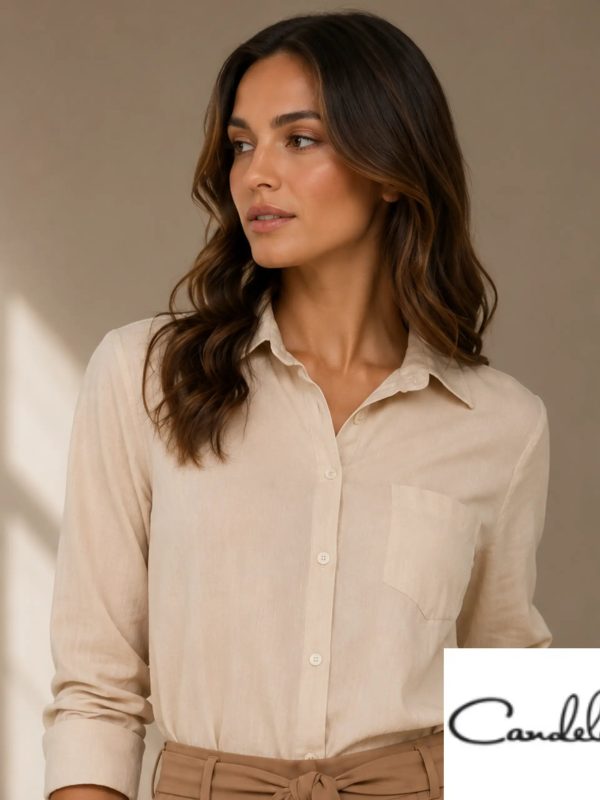 Blusa casual silueta relajada