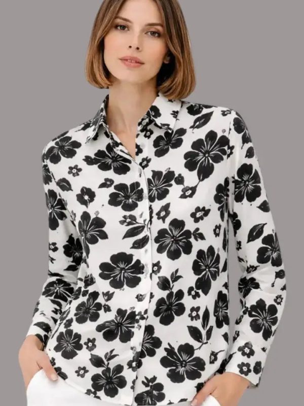 Blusa para mujer cuello redondo