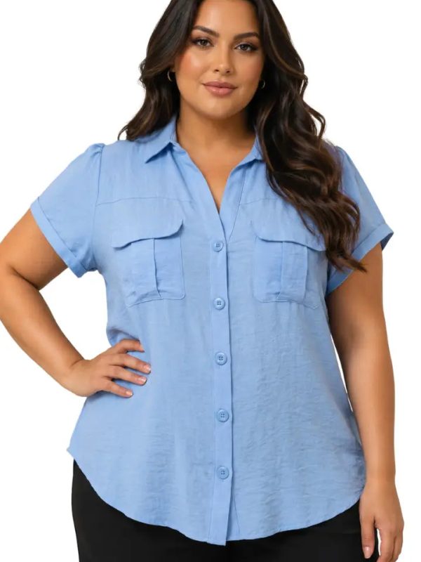 Blusa curvy fresca para planes diurnos
