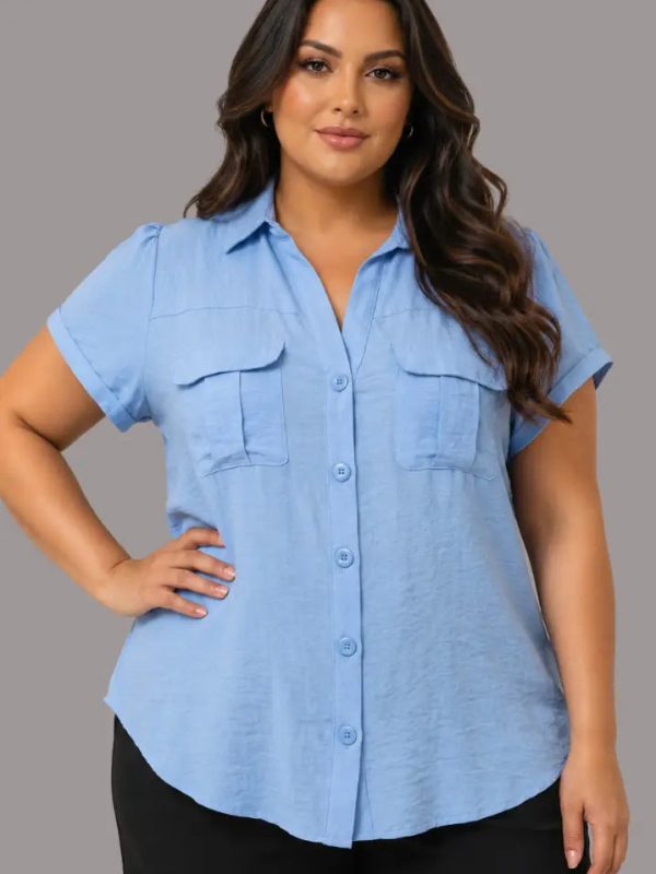 Blusa curvy fresca para planes diurnos