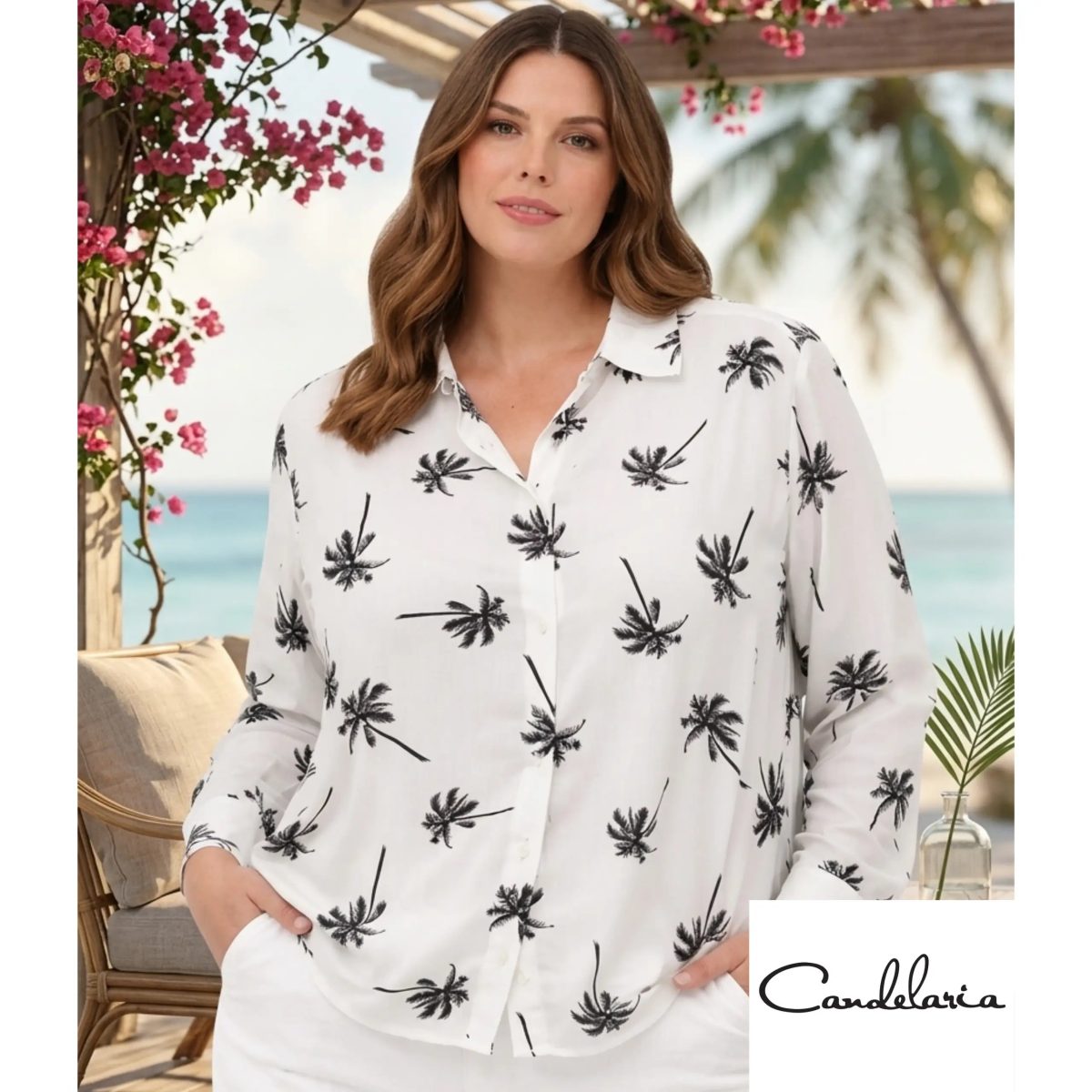 Blusa curvy mujer verano