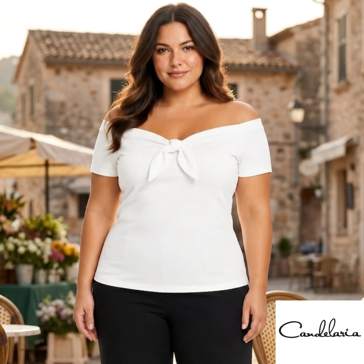 Blusa curvy para salidas diarias