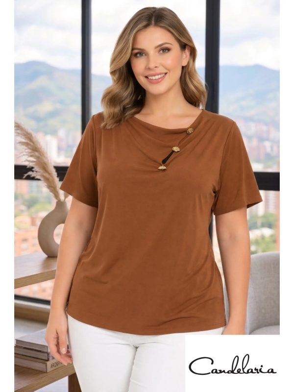 Blusa elegantes talla plus