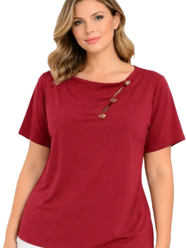 Blusa elegantes talla plus