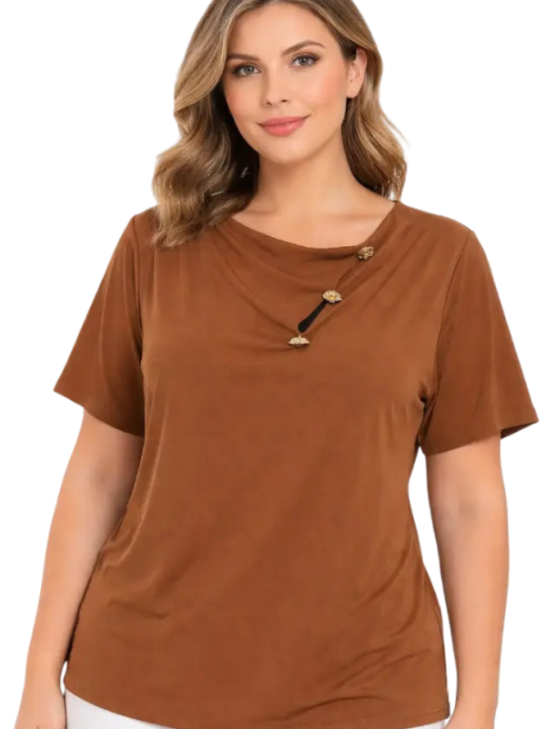 Blusa elegantes talla plus