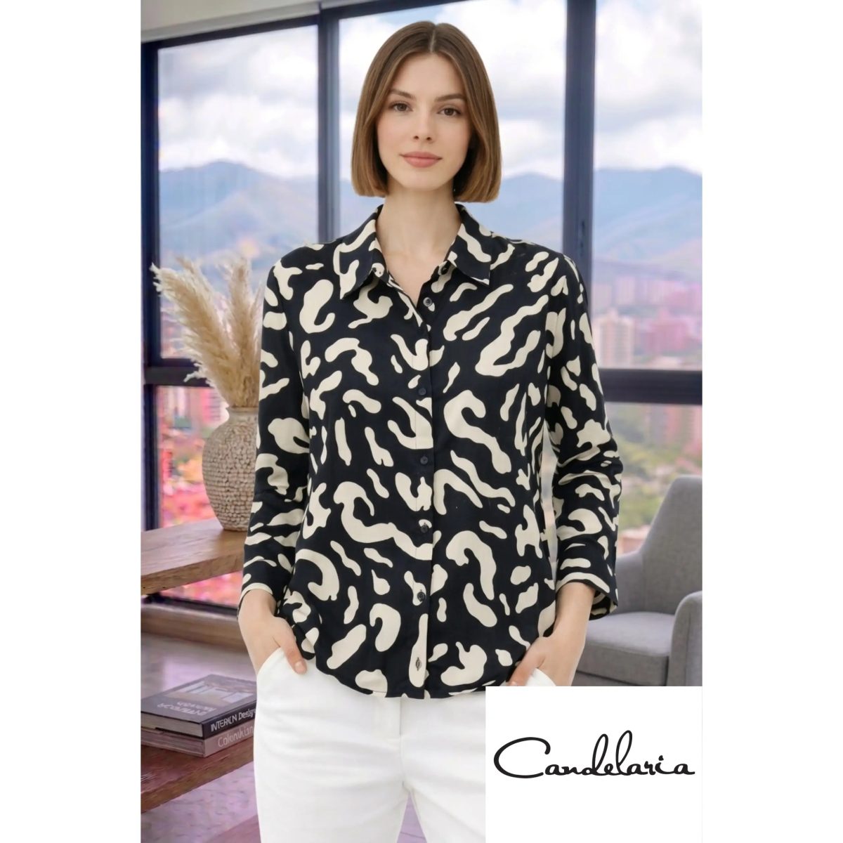 Blusa para mujer estampada
