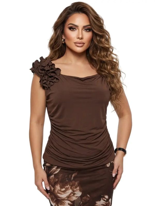 Blusa para mujer manga corta