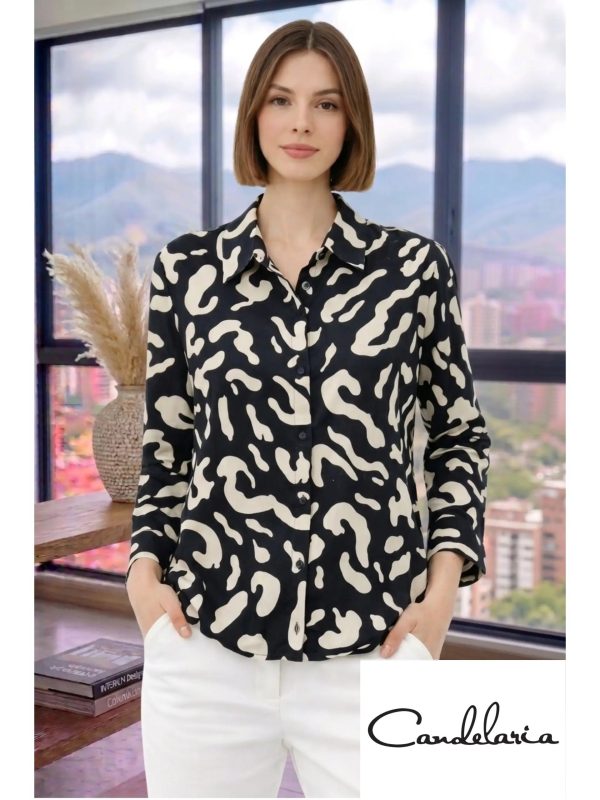Blusa elegante estilo sofisticado