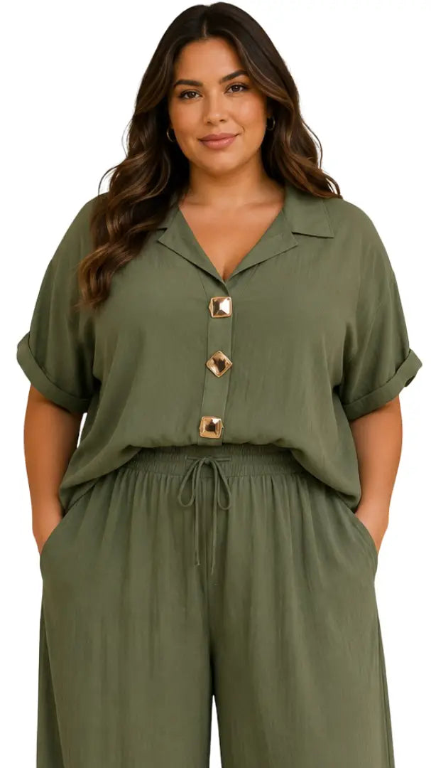 Blusa para clima cálido curvy