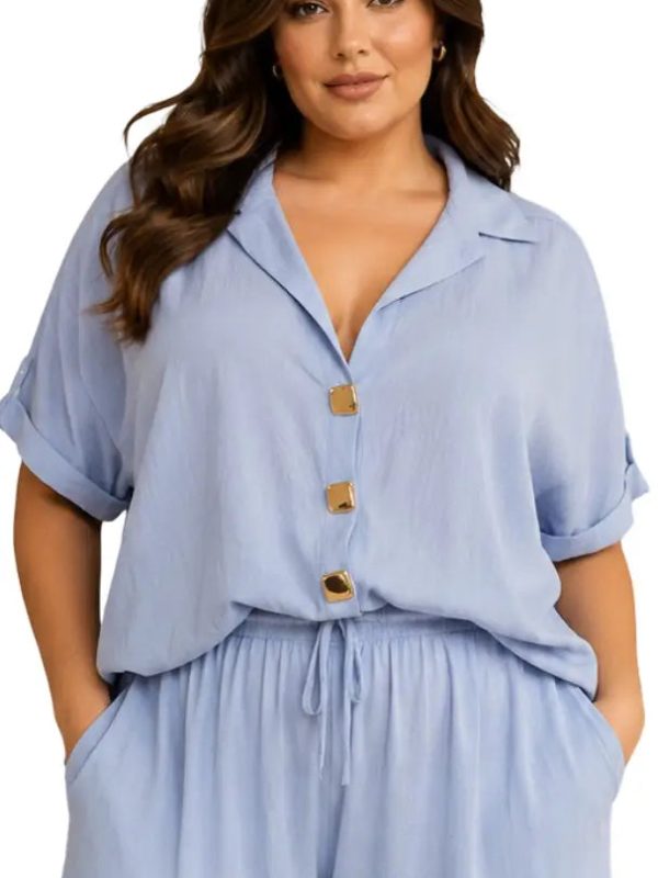 Blusa para clima cálido curvy