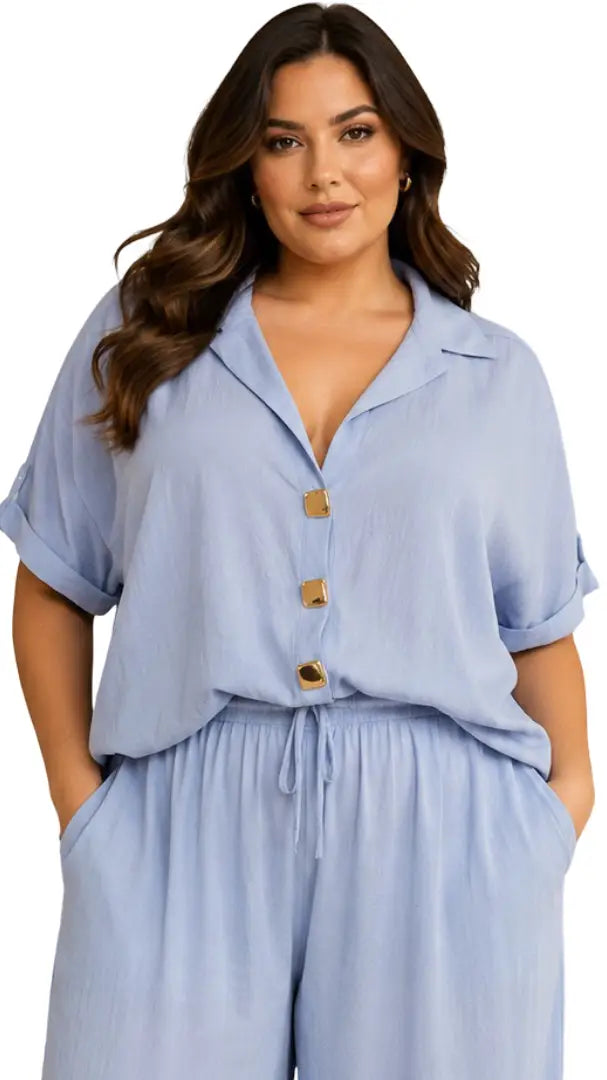 Blusa para clima cálido curvy