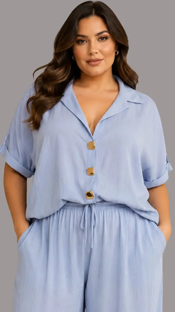 Blusa para clima cálido curvy