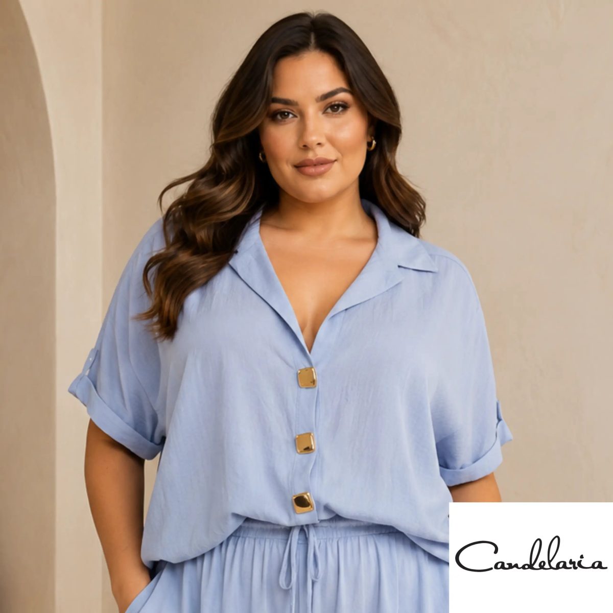 Blusa para clima cálido curvy