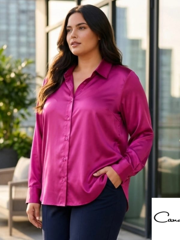 Blusas plus para oficina