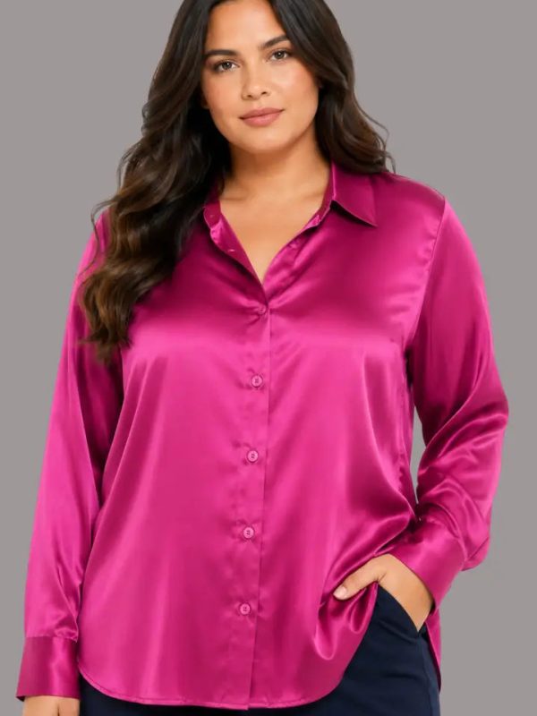 Blusas plus para oficina