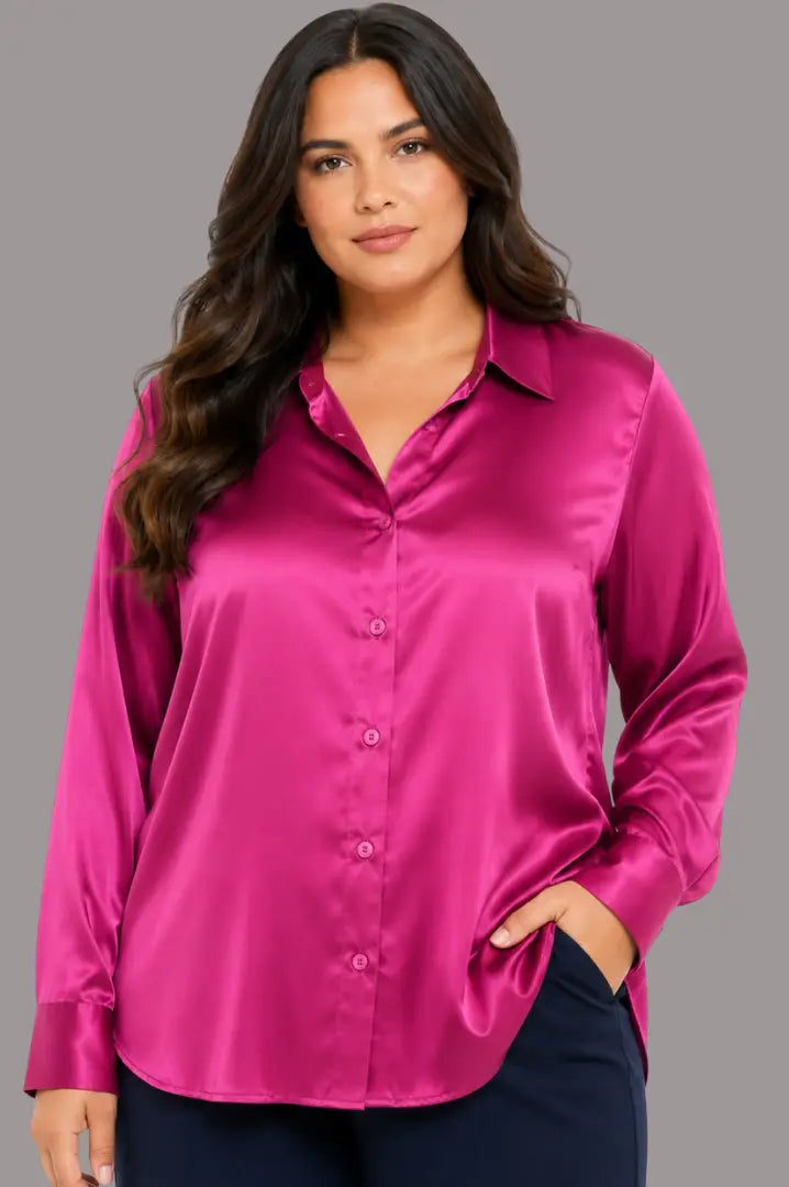 Blusas plus para oficina