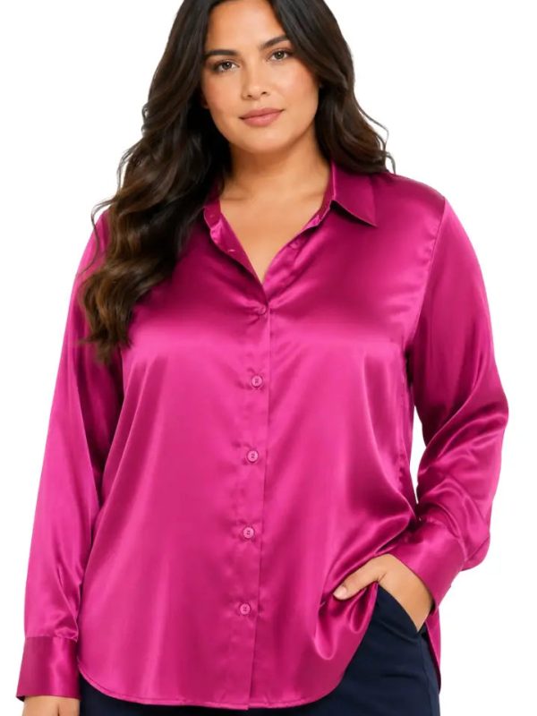 Blusas plus para oficina