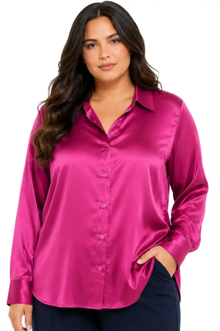 Blusas plus para oficina