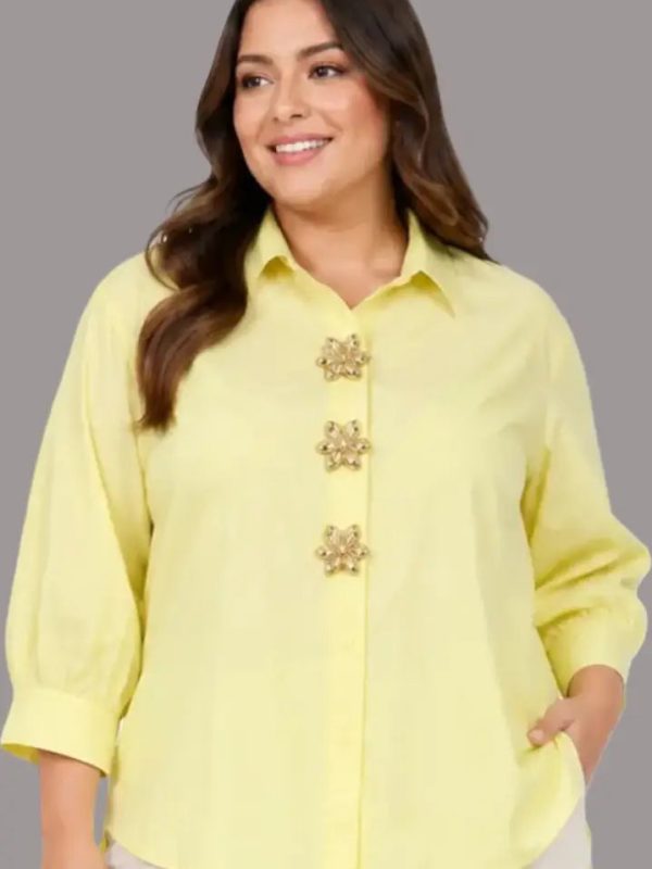 Camisa plus amarilla