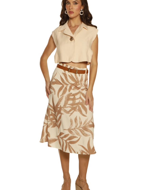 Falda casual femenina