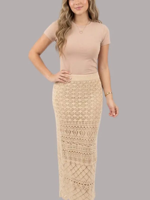 Falda larga playera
