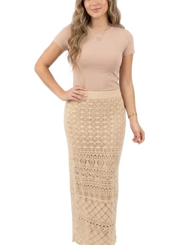 Falda larga playera