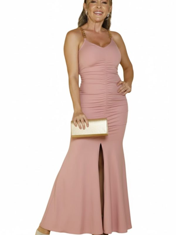 Vestido con abertura