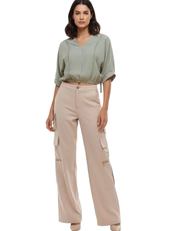 Pantalón casual relajado