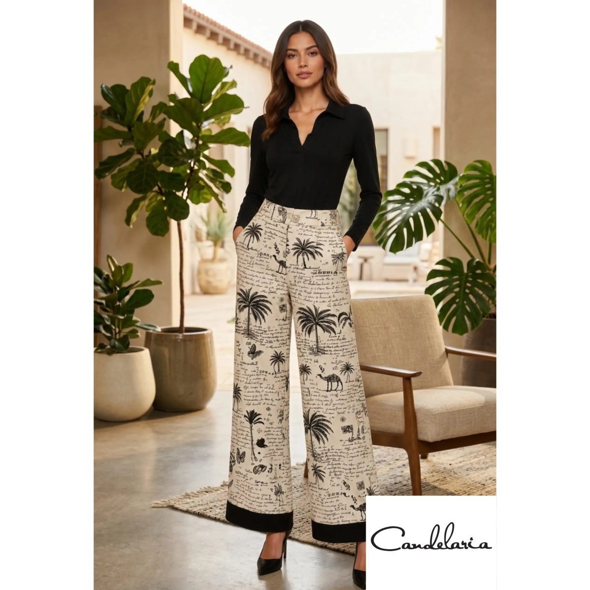 Pantalón casual mujer outfit moderno