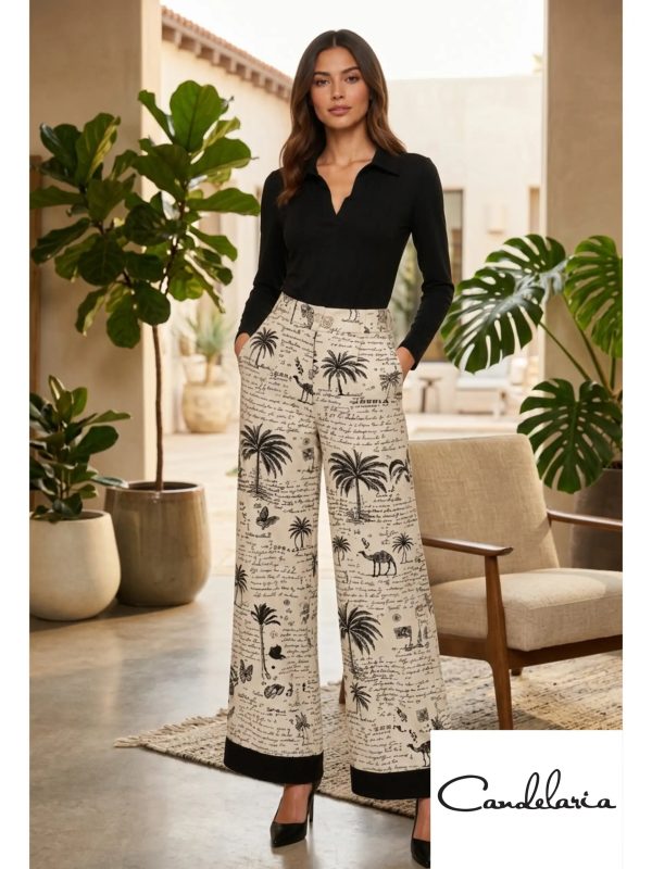Pantalón casual mujer outfit moderno