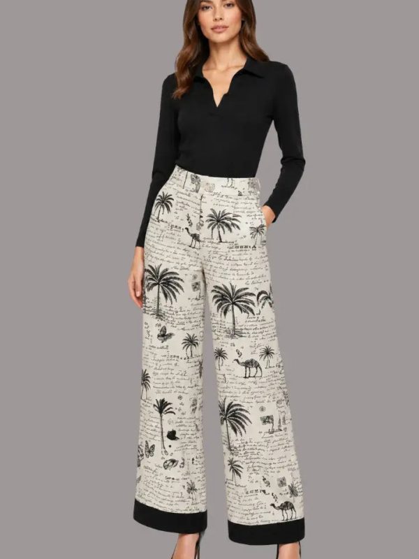 Pantalón casual mujer outfit moderno