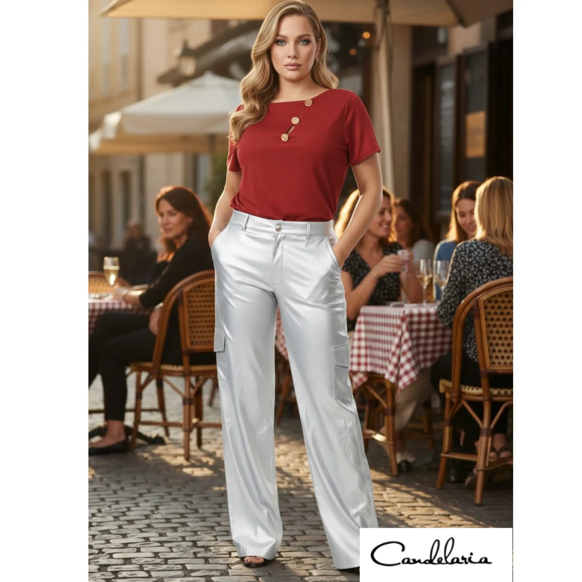 Pantalón casual mujer para fiesta