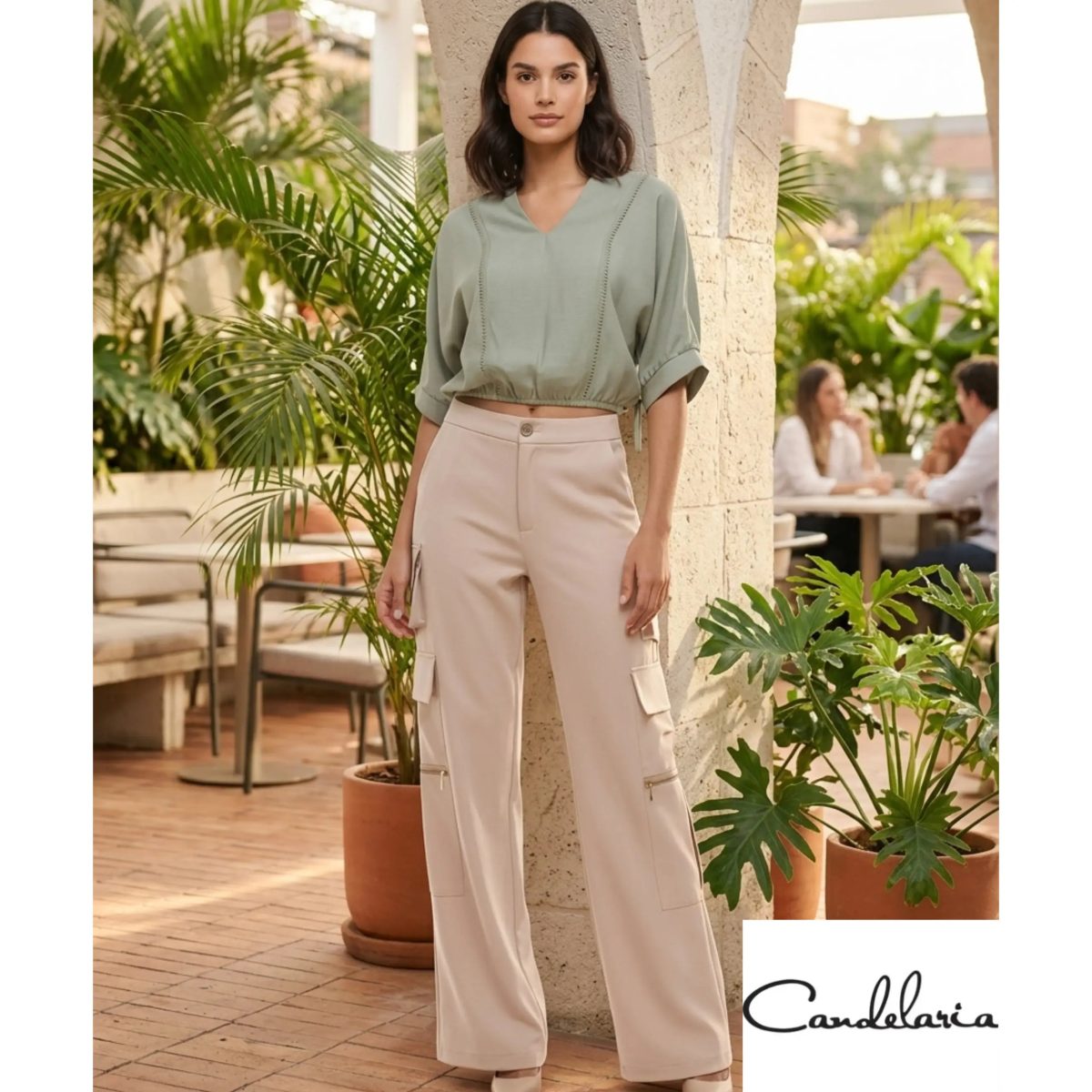 Pantalón casual relajado