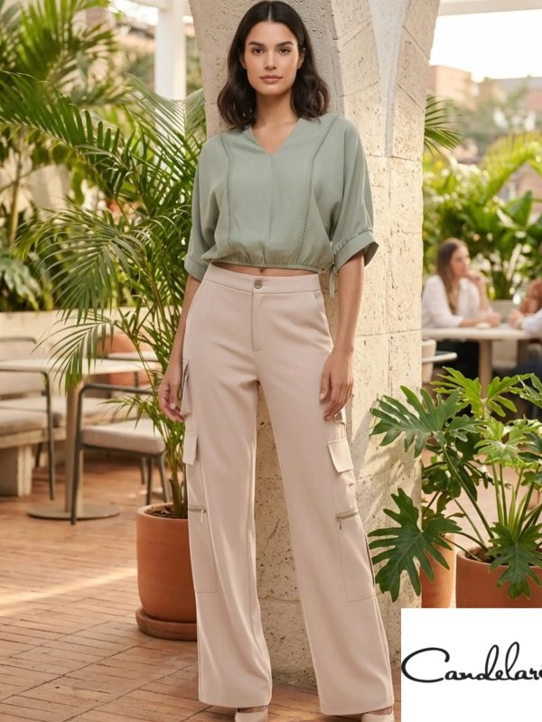 Pantalón casual relajado