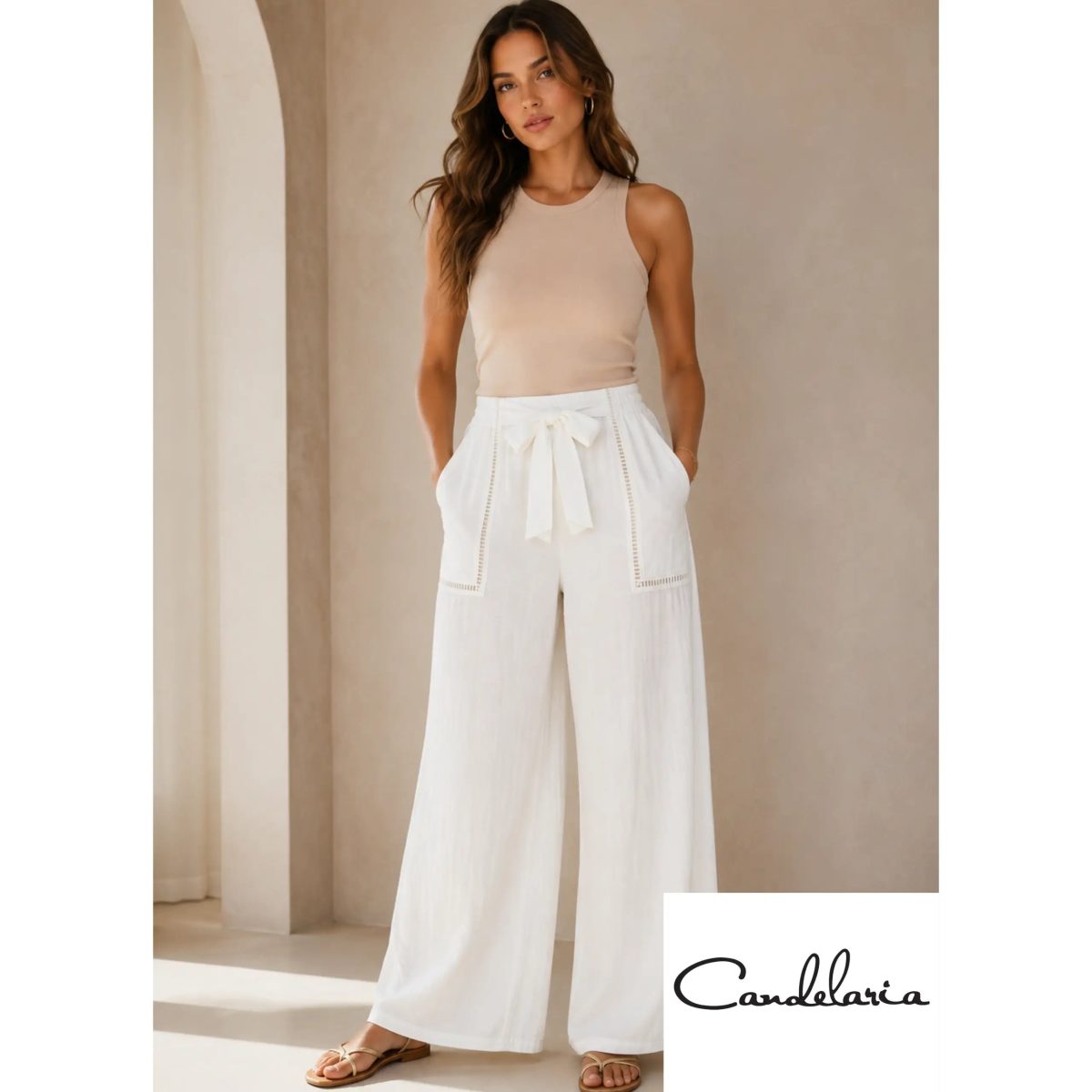 Pantalón curvy práctico para ocasiones informales