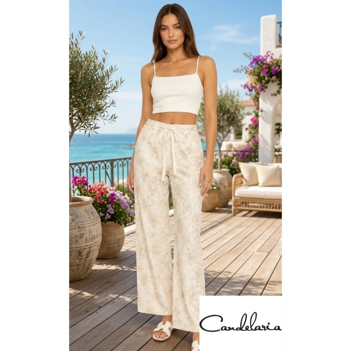 Pantalón floral