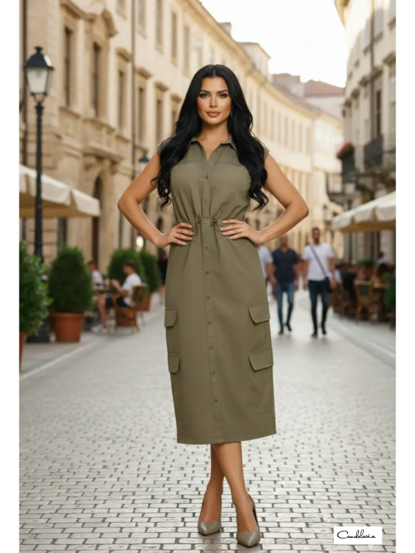 Vestido cargo elegante